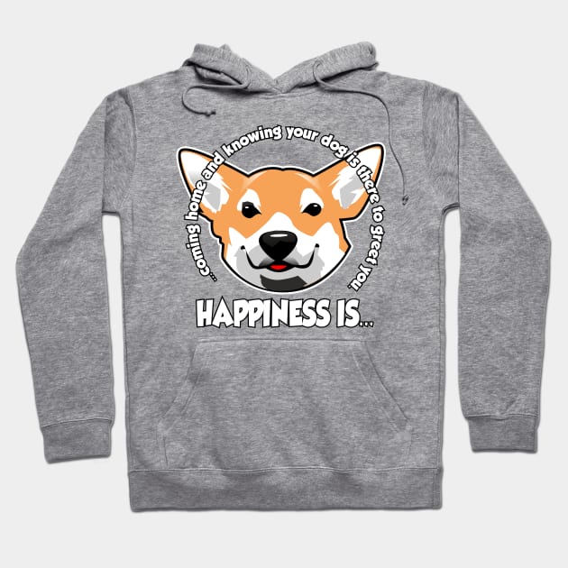 Welcome Home Corgi Hoodie by Spikeani